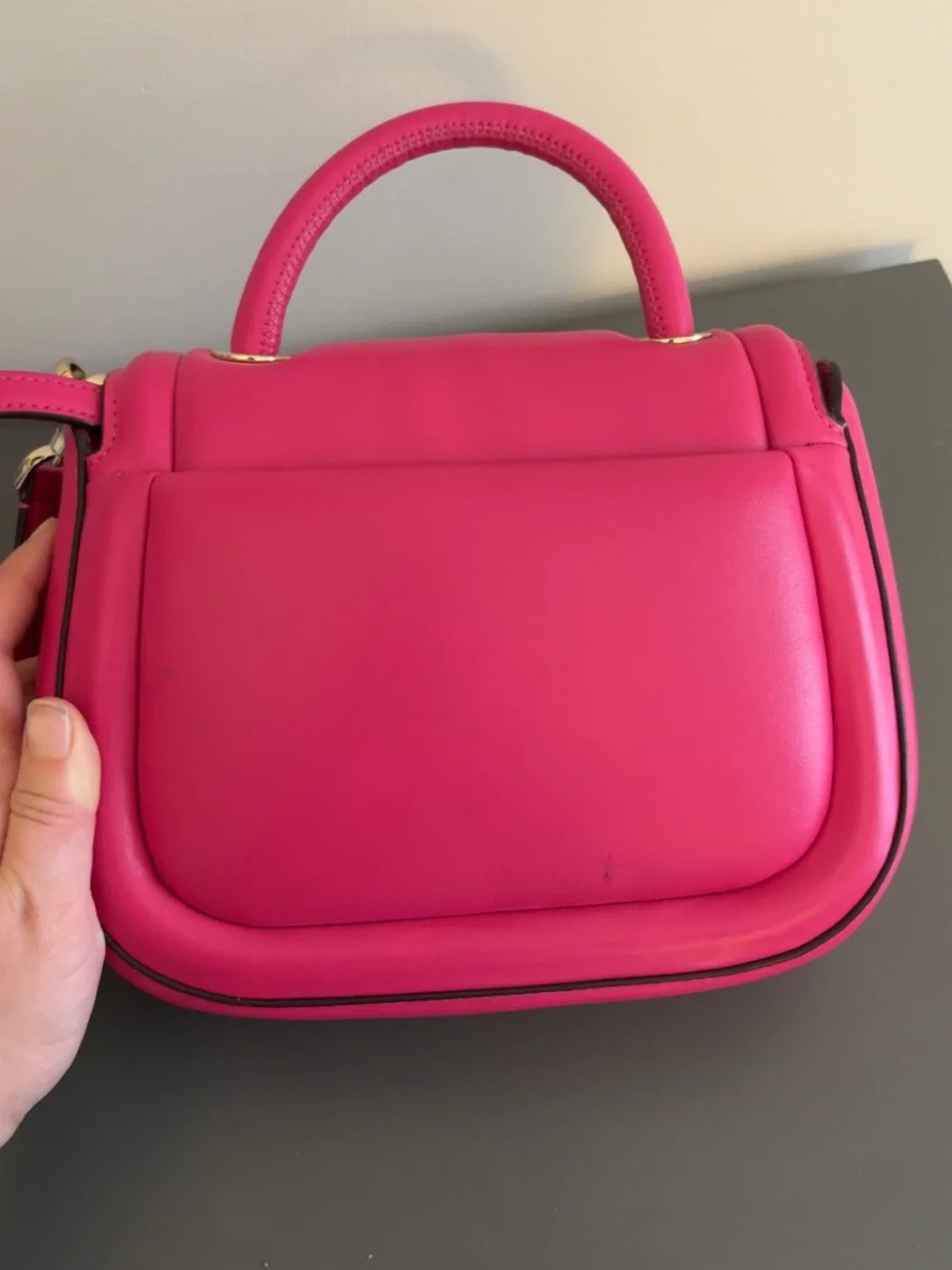 kate spade Hot Pink Puffy Mini Top-Handle Crossbody Bag